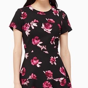 Kate Spade Encore Rose crepe fit and flare Sz 6